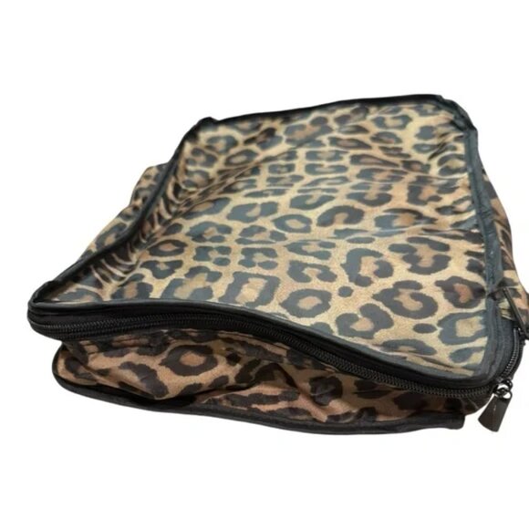 Chico’s Leopard Print 3-Piece Travel Set NWT $59.50 Packable Bags - Picture 3 of 7